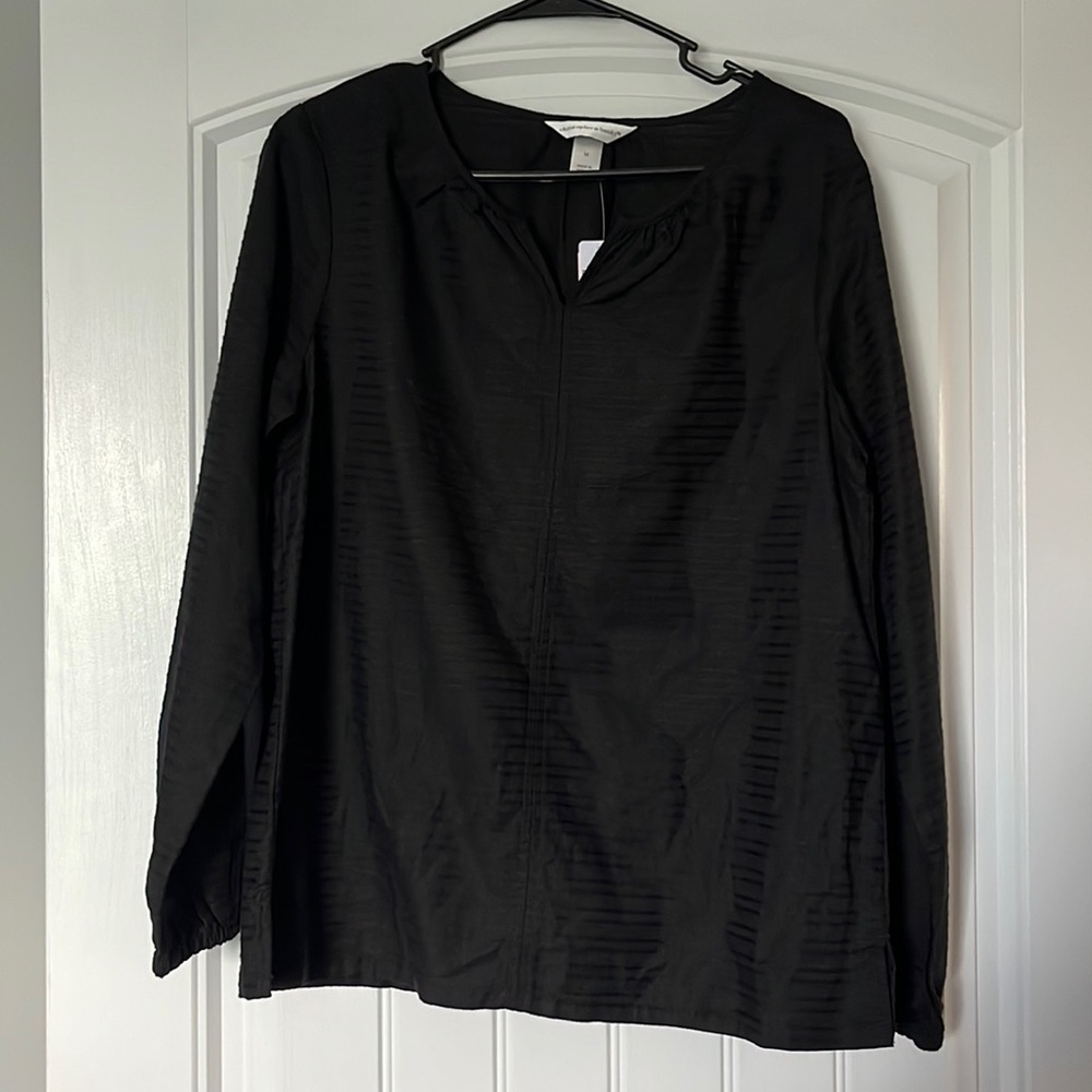 NWT Christopher & Banks Black Top Medium